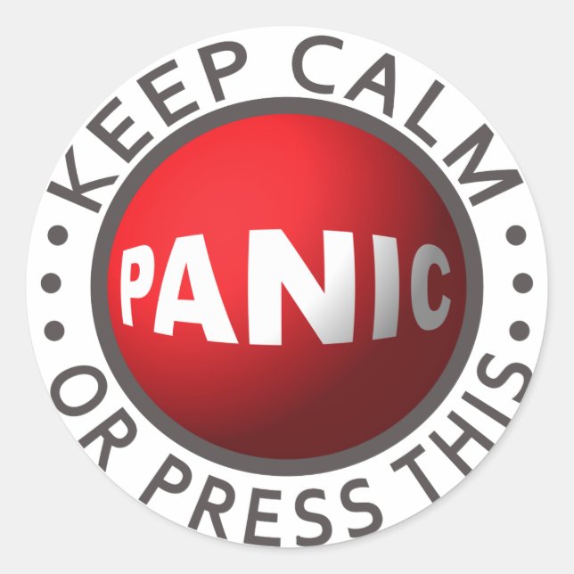 Panic Button stickers (Front)