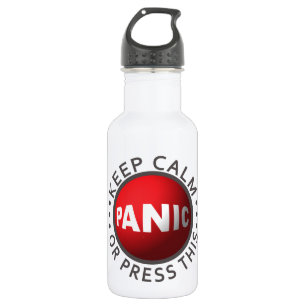 Panic Button Water Bottle