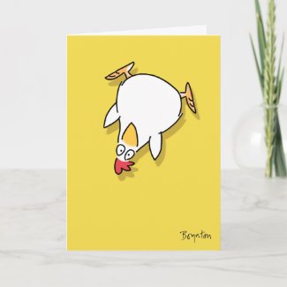 Panic Chicken by Sandra Boynton Card