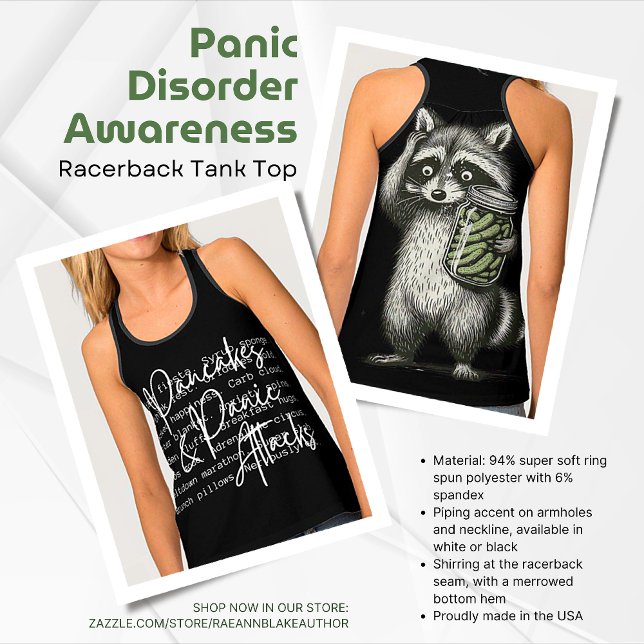 Panic Disorder Awareness Racerback Tank Top (Creator Uploaded)