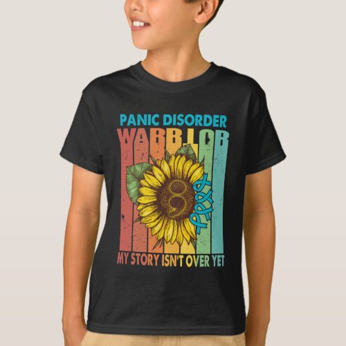 Panic Disorder Warrior My Story Isnt Over Yet  T_Shirt