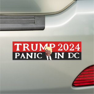 PANIC IN DC TRUMP 2024 CAR MAGNET