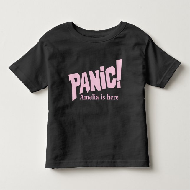 Panic named girls t-shirt (Front)