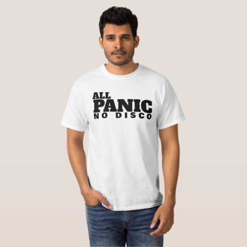 Panic No Disco Anxiety  T_Shirt