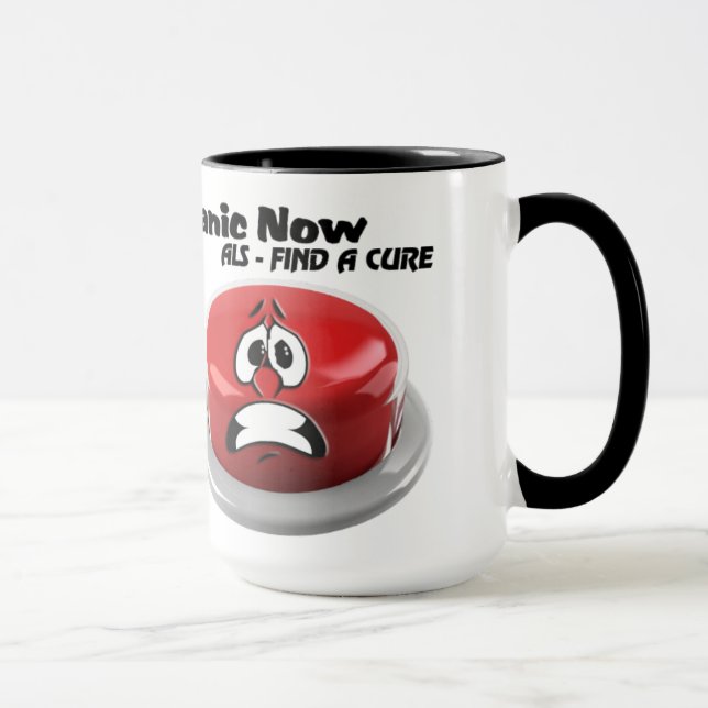 Panic Now  Ringer Mug (Right)