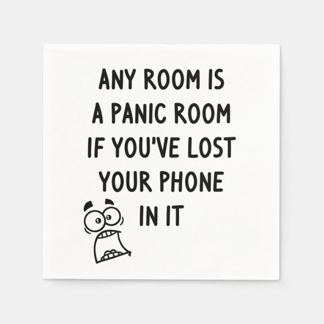 Panic Room Napkins (Front)