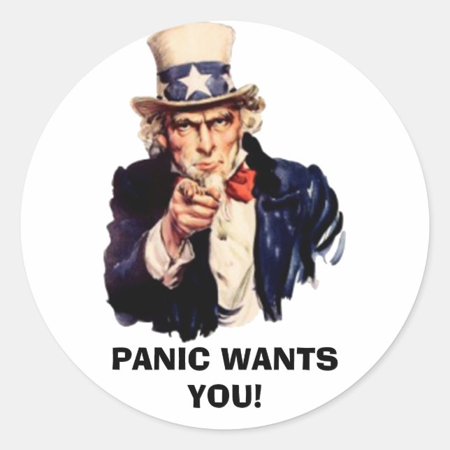 Panic Sam Sticker (Front)