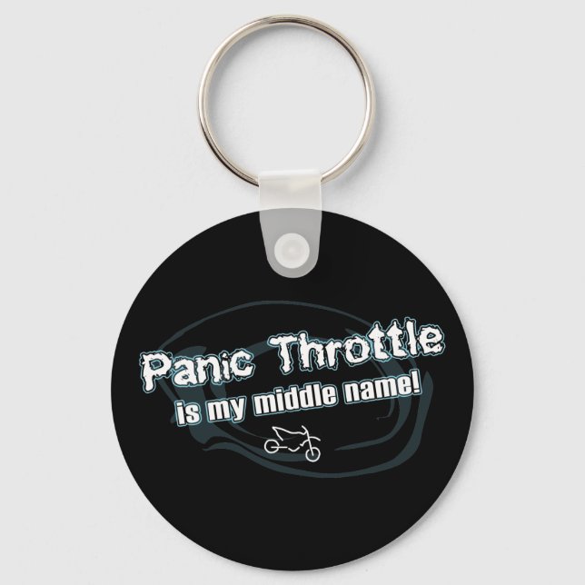 Panic Throttle Keychain (Front)