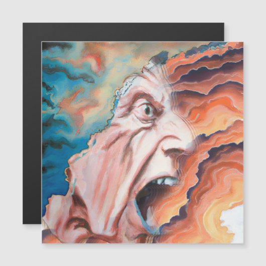 Panic Waves Oil Painting (Front/Back)