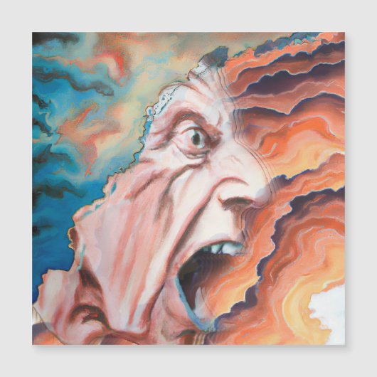 Panic Waves Oil Painting (Front)