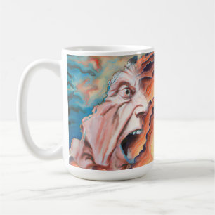 Panic Waves Oil Painting Coffee Mug