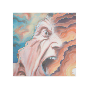 Panic Waves Oil Painting Gallery Wrap