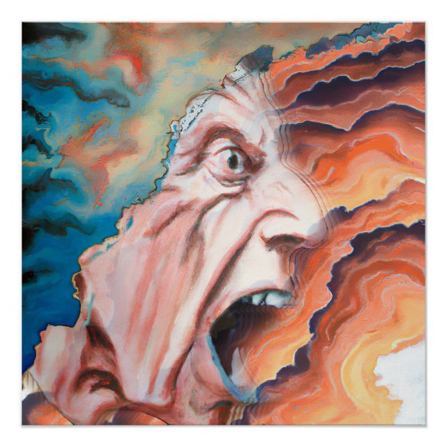 Panic Waves Oil Painting Poster (Front)