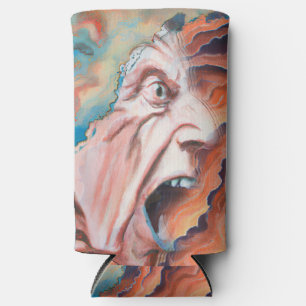 Panic Waves Oil Painting Seltzer Can Cooler