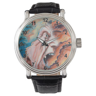 Panic Waves Oil Painting Watch