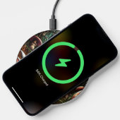 Panicked Bunny Falling Down The Rabbit Hole Wireless Charger (Phone)