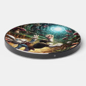 Panicked Bunny Falling Down The Rabbit Hole Wireless Charger (Front 2)