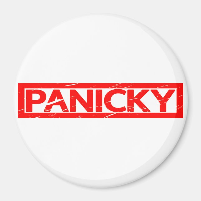 Panicky Stamp Magnet (Front)