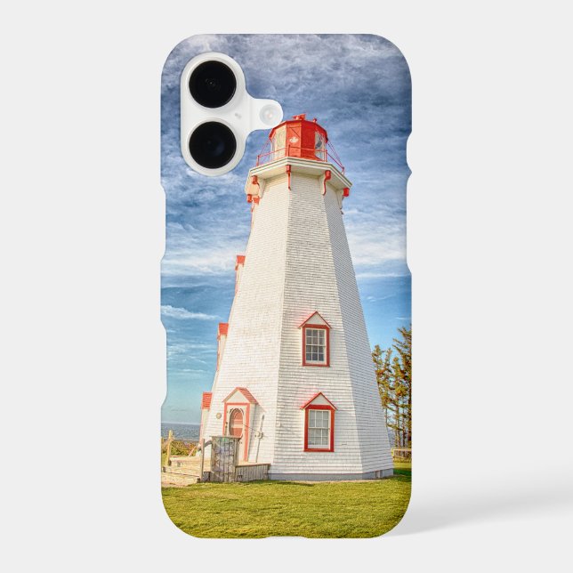 Panmure Island Lighthouse Iphone Case (Back)