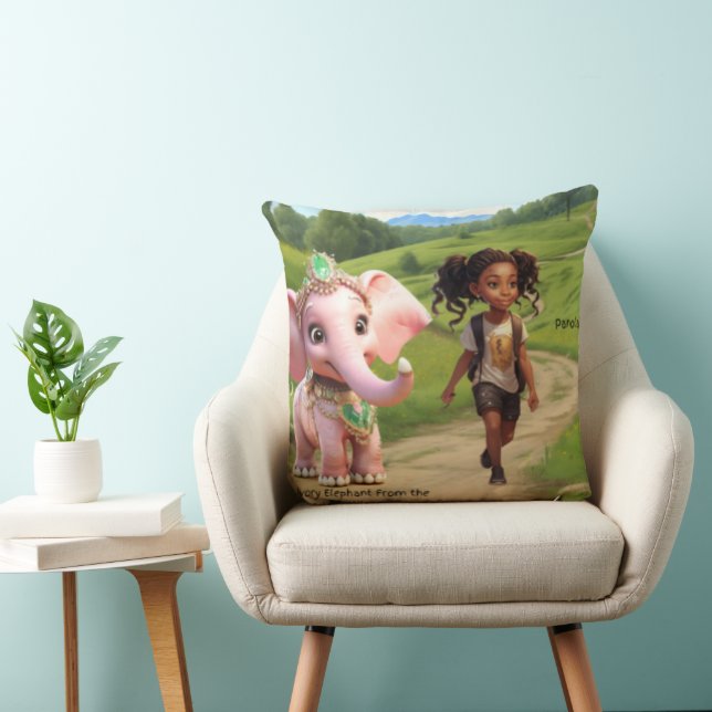 Panola & The Ivory Elephant Loved One’s Throw Pill Pillow (Chair)