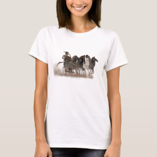 Panoply - Ancient Greek chariot and horses zoom T-Shirt