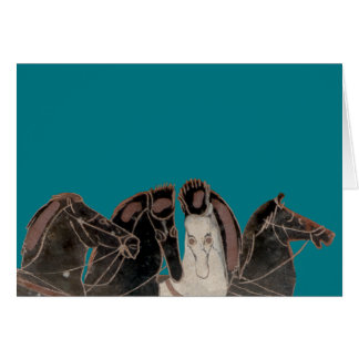 Panoply - Ancient Greek chariot horses Cards