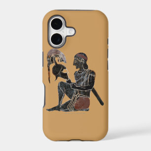 Panoply - Ancient Greek Hoplite Soldier, Sitting iPhone 17 Case