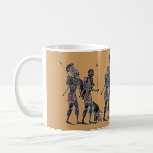Panoply _ Ancient Greek hoplites celebrating Coffee Mug