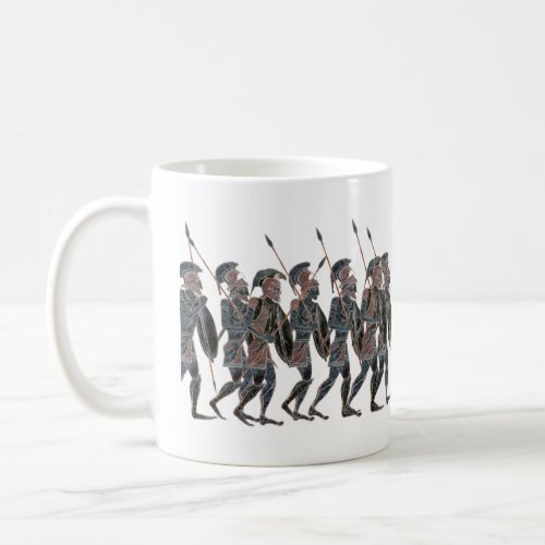 Panoply _ Ancient Greek hoplites off to war Coffee Mug