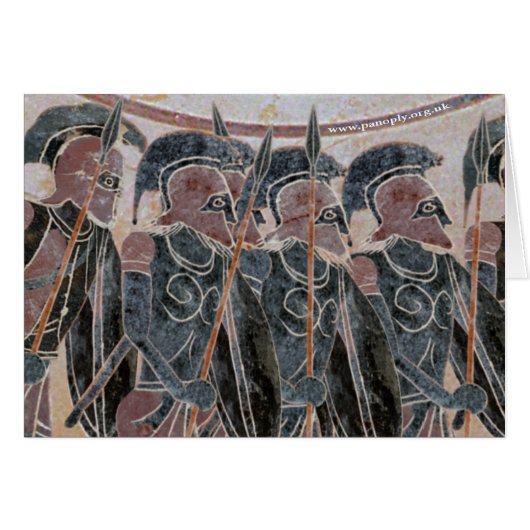 Panoply - Hoplites forming up Cards (Front Horizontal)