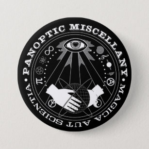 Panoptic Miscellany Large Button
