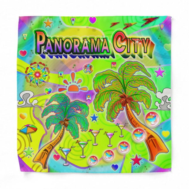 Panorama City Mind Focus Bandana (Front)