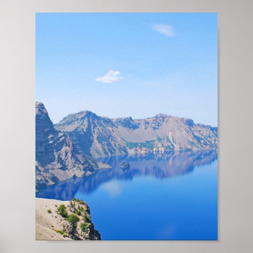 Panorama Crater Lake Poster