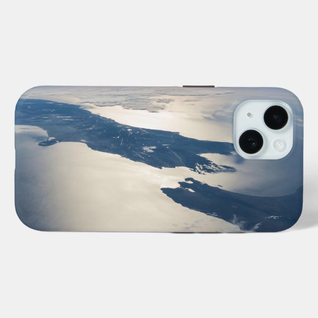 Panorama From Space Highlighting Cook Strait Case-Mate iPhone Case (Back (Horizontal))