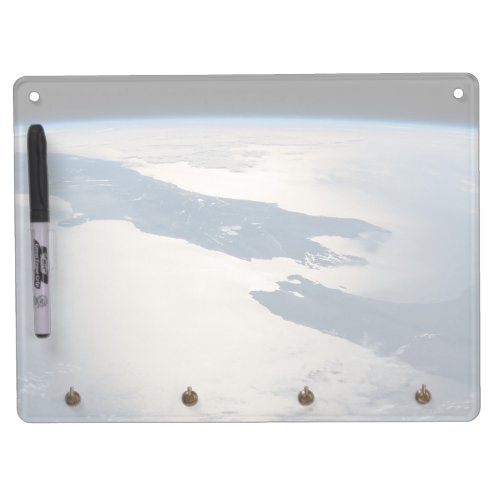 Panorama From Space Highlighting Cook Strait Dry Erase Board With Keychain Holder
