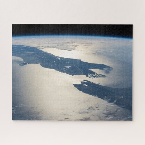 Panorama From Space Highlighting Cook Strait Jigsaw Puzzle