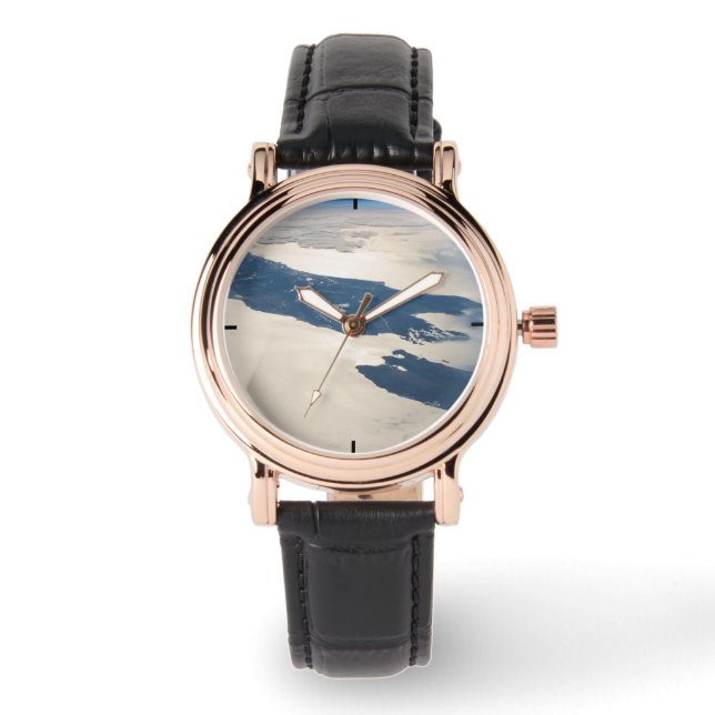 Panorama From Space Highlighting Cook Strait Watch (Front)