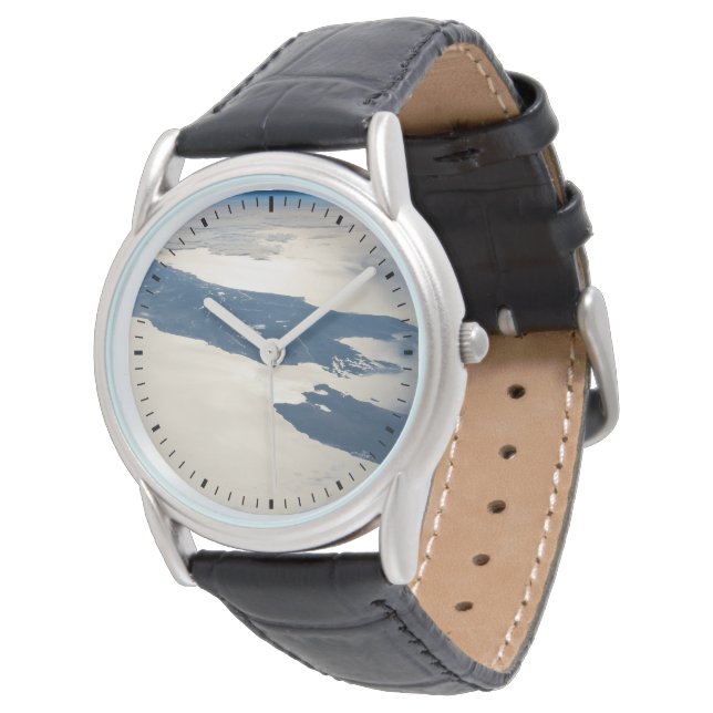 Panorama From Space Highlighting Cook Strait Watch (Angled)