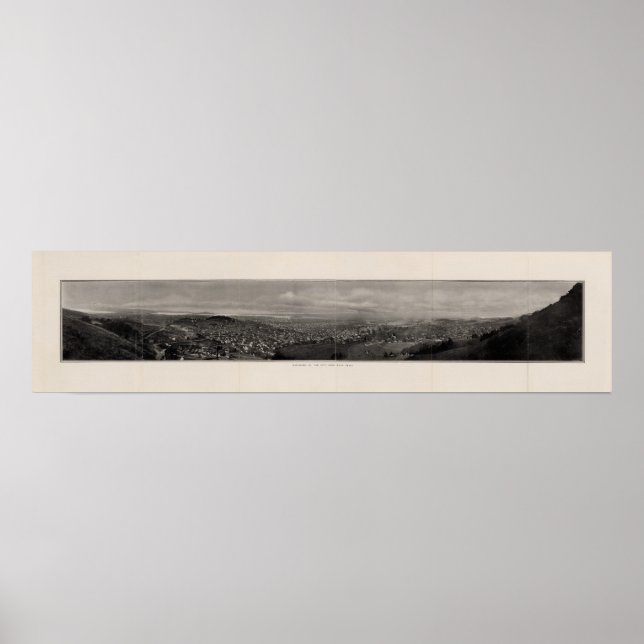 Panorama from Twin Peaks Poster (Front)