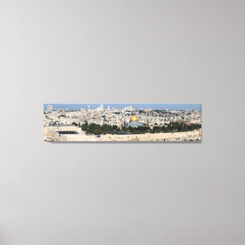 Panorama Jerusalem City Canvas