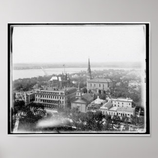Panorama, Madison, Wisconsin, c1895 Vintage Poster