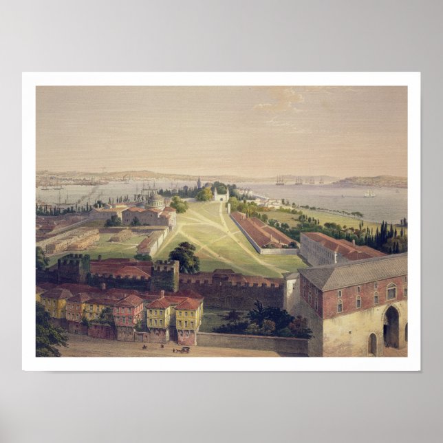 Panorama of Constantinople, plate 22 from 'Aya Sof Poster (Front)
