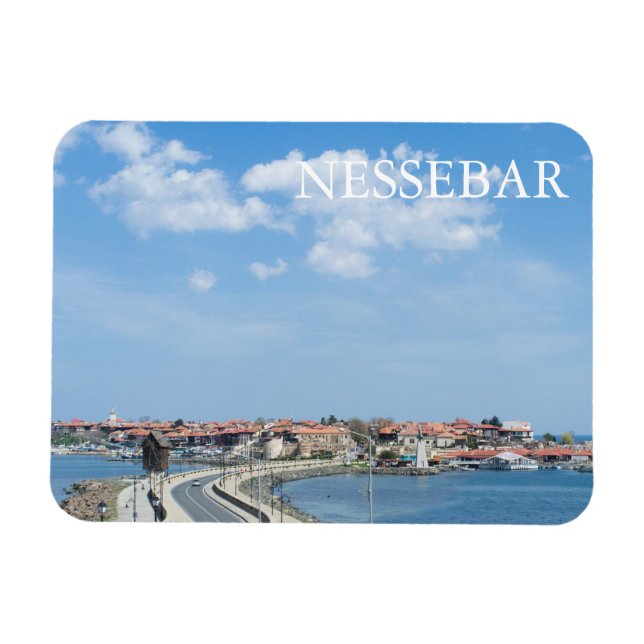 Panorama of Old Nessebar. Bulgaria Magnet (Horizontal)