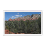 Panorama of Red Rocks in Sedona Arizona Acrylic Tray