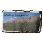 Panorama of Red Rocks in Sedona Arizona Brownie (Front)