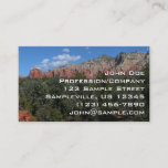 Panorama of Red Rocks in Sedona Arizona Business Card