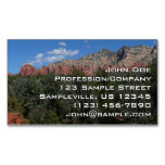 Panorama of Red Rocks in Sedona Arizona Business Card Magnet