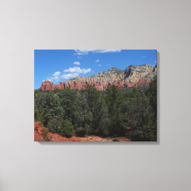 Panorama of Red Rocks in Sedona Arizona Canvas Print (Front)