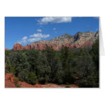 Panorama of Red Rocks in Sedona Arizona Card