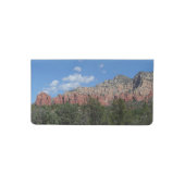 Panorama of Red Rocks in Sedona Arizona Checkbook Cover (Front)